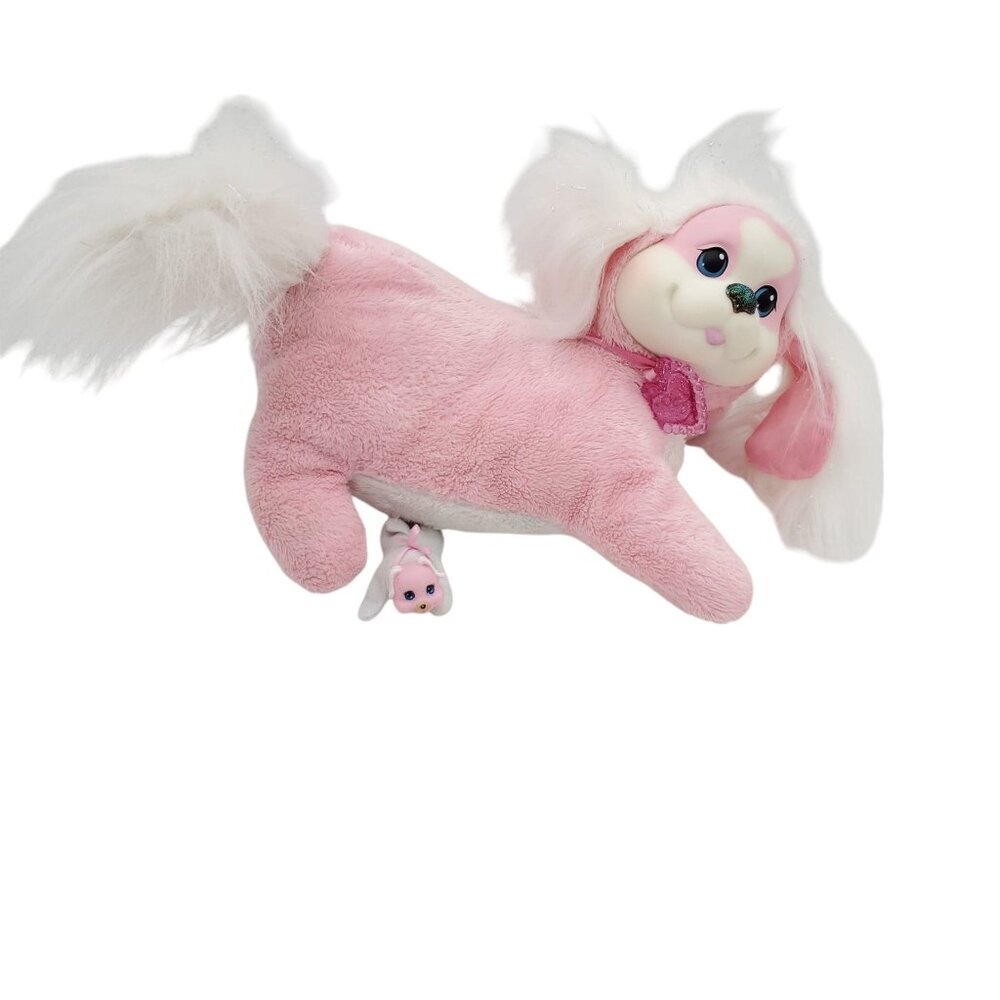 20 Inch Puppy Surprise Plush Toy Pink‎ with One  Puppy
